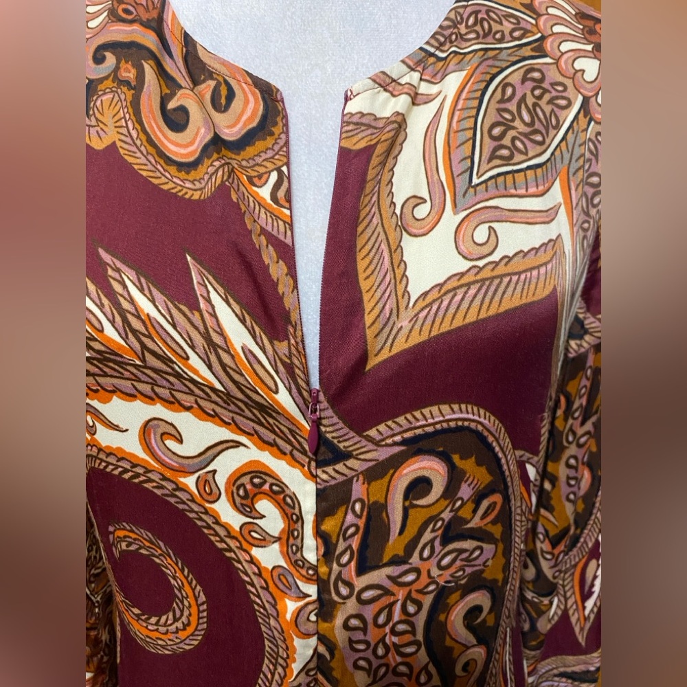 NWT Farm Rio Elegant Paisley Maxi Dress - Picture 4 of 6